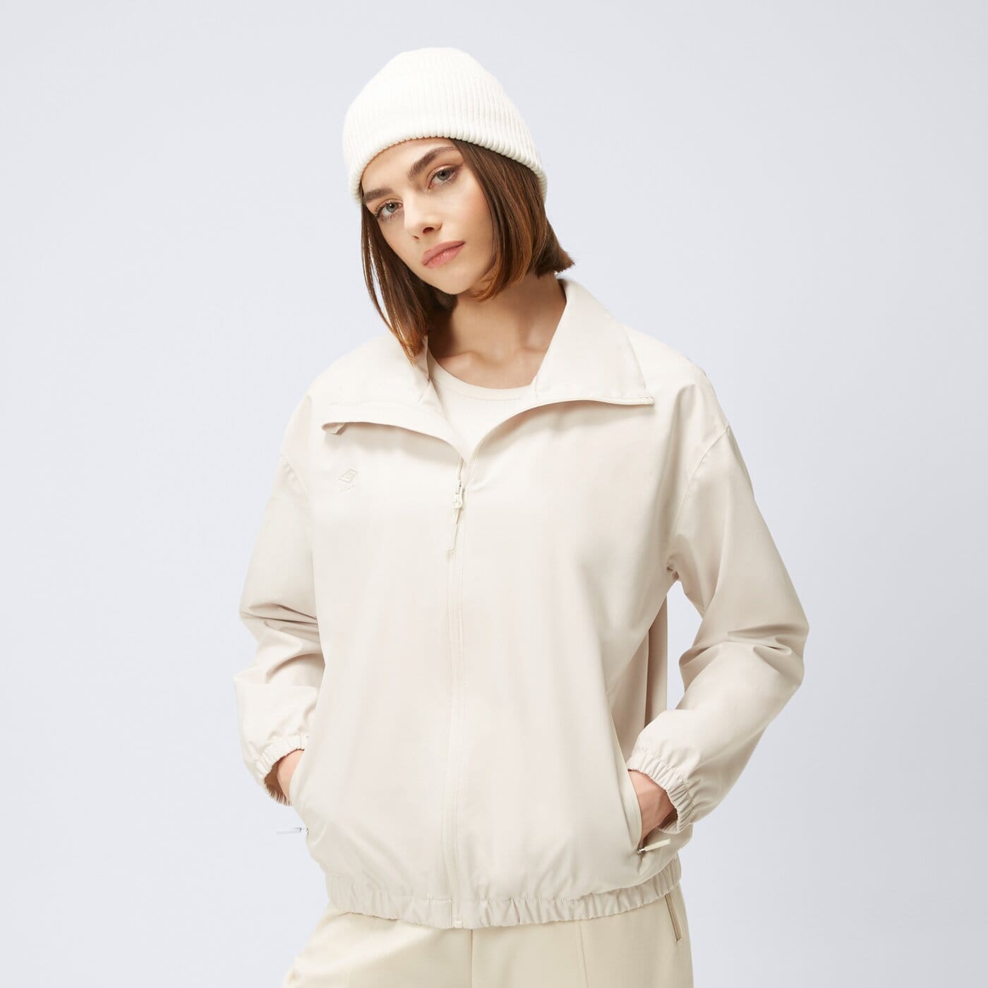 Kurtka przejściowa damska UMBRO KURTKA COLLAGE ul125kud02001 kolor beżowy