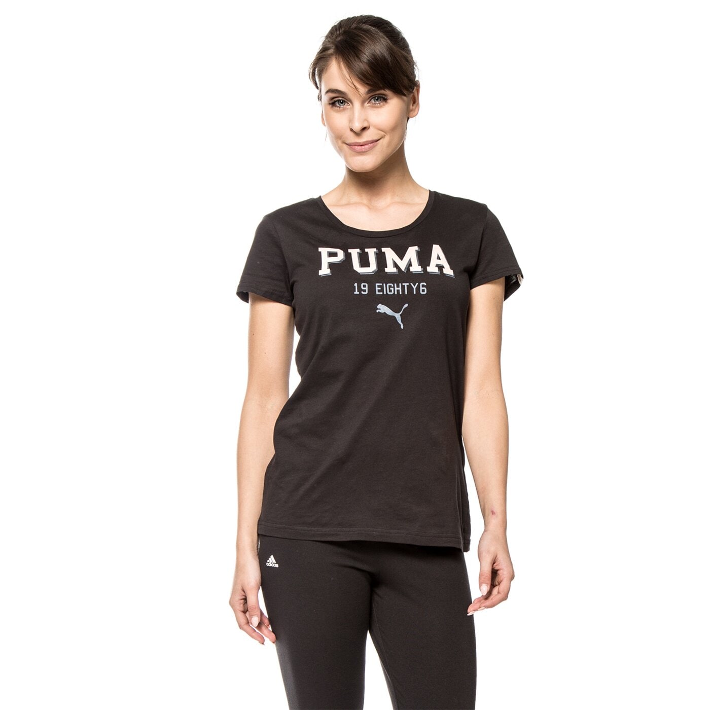 Koszulka damska PUMA T-SHIRT STYLE ATHL 83639501 kolor czarny