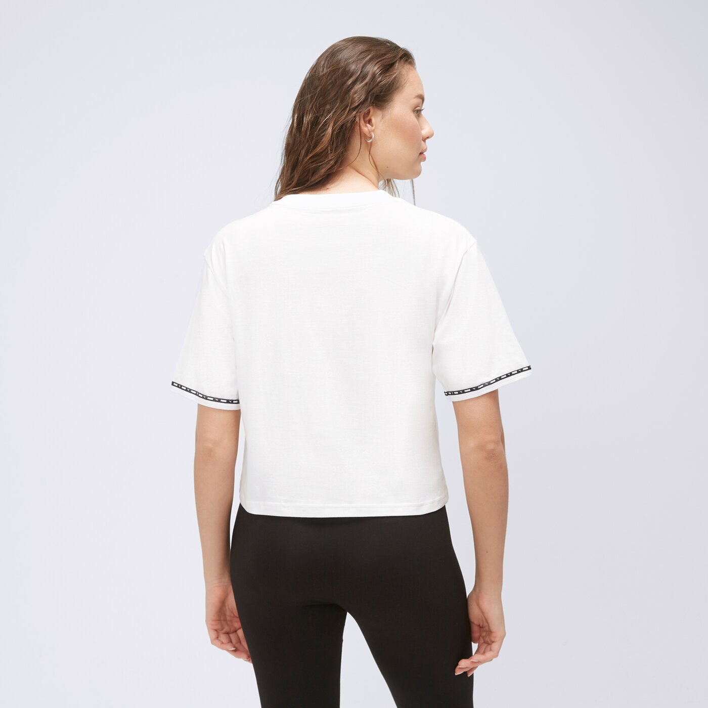 Koszulka damska PUMA T-SHIRT PUMA POWER TAPE 673626 02 kolor biały