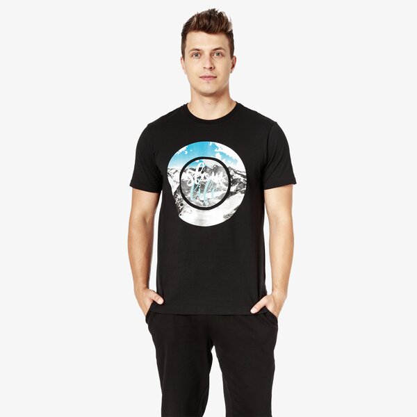 Koszulka męska FEEWEAR T-SHIRT SS RIDGE fw38tsm26001 kolor czarny
