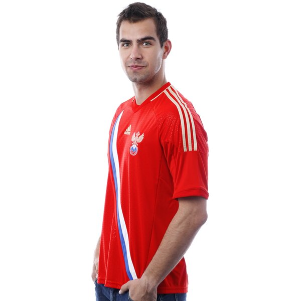 Koszulka męska ADIDAS T-SHIRT RUSSIA FU H JSY x12073 kolor czerwony