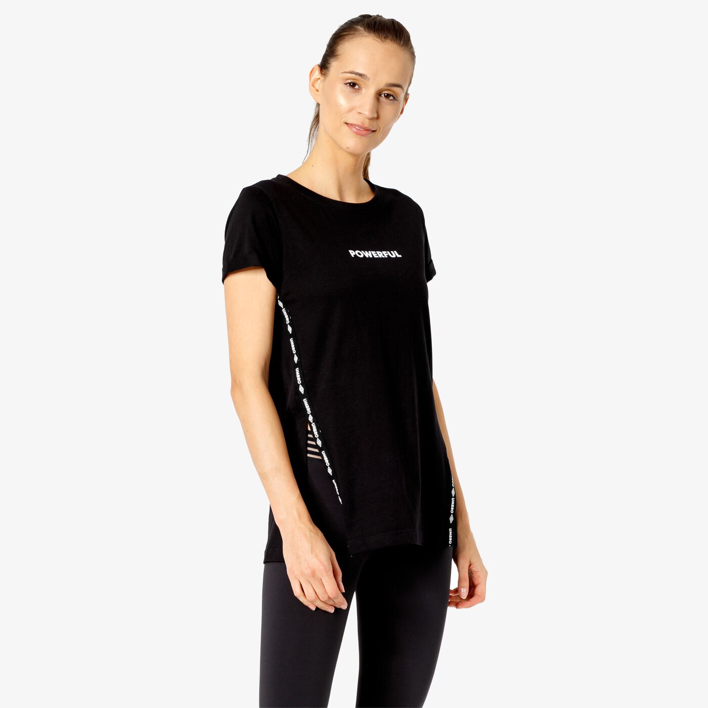 Koszulka damska UMBRO T-SHIRT SS SWANKY ul19tsd06001 kolor czarny