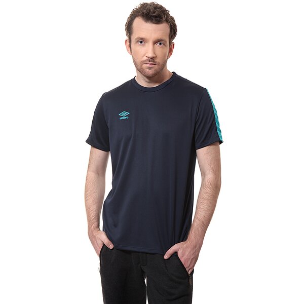 Koszulka męska UMBRO T-SHIRT TRAINING POLY 62569ucmb kolor granatowy