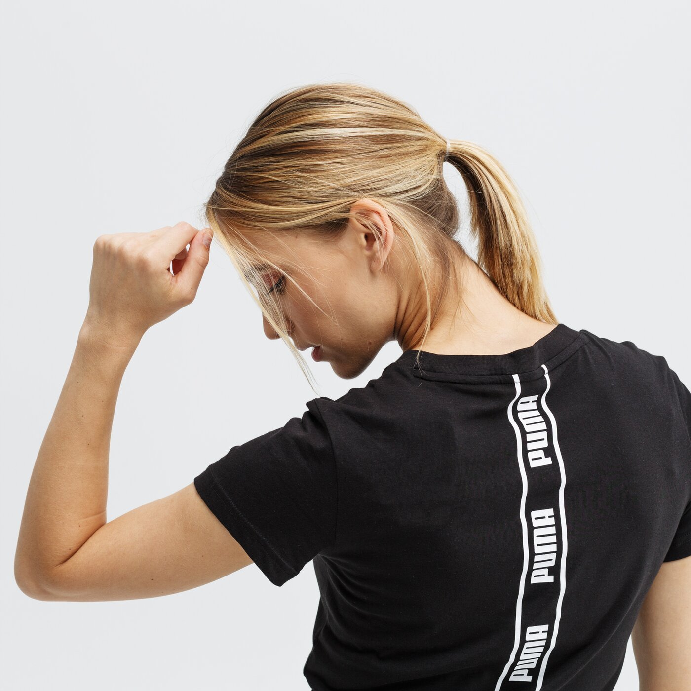 Koszulka damska PUMA T-SHIRT SS AMPLIFIED 58046601 kolor czarny