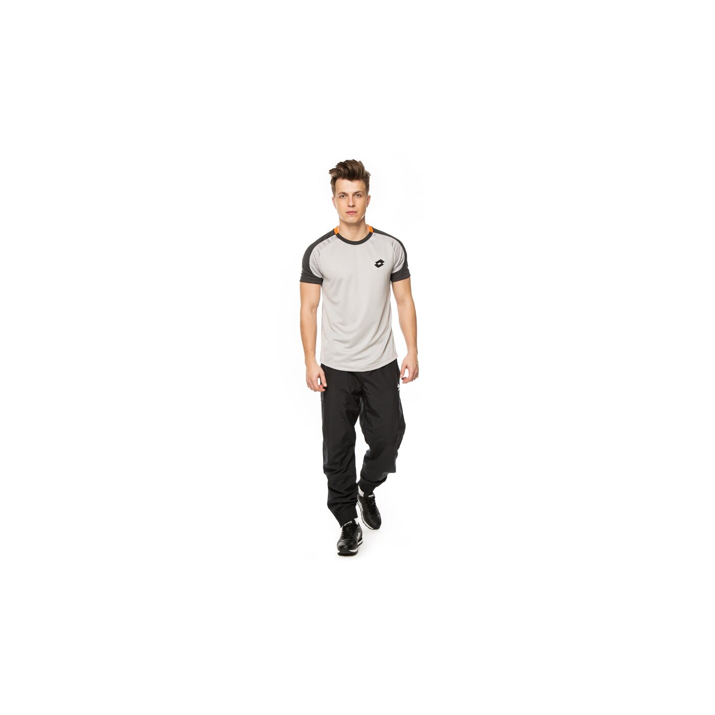 Koszulka męska LOTTO T-SHIRT WREN II RGL PL s0390 kolor szary