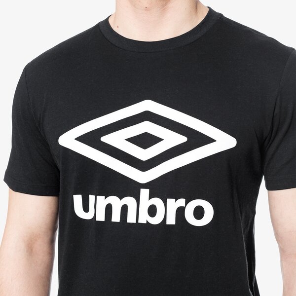 Koszulka męska UMBRO T-SHIRT SS LARGE LOGO 64872u090 kolor czarny