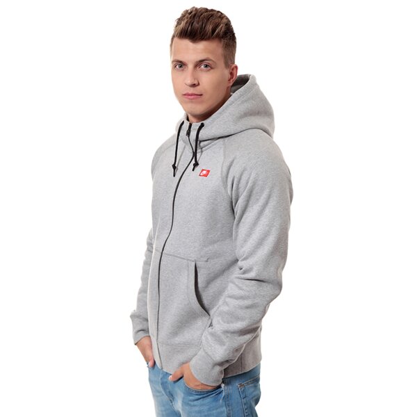 Bluza męska NIKE BLUZA AW77 FLC FZ HOODY -LOGO 26 620988063 kolor szary