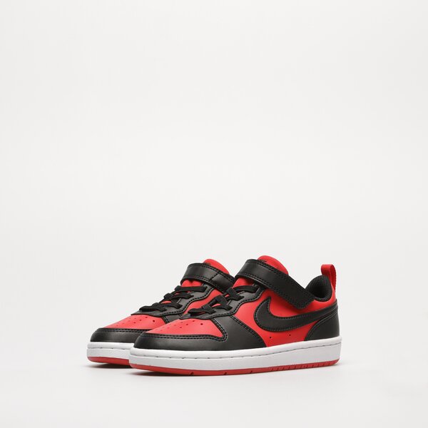 Buty dziecięce NIKE COURT BOROUGH LOW RECRAFT dv5457-600 kolor czerwony