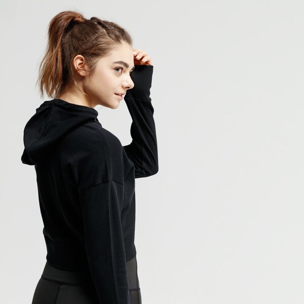 Bluza damska LOTTO BLUZA FEEL-FIT II SWEAT HD CO W 210521-1cl kolor czarny