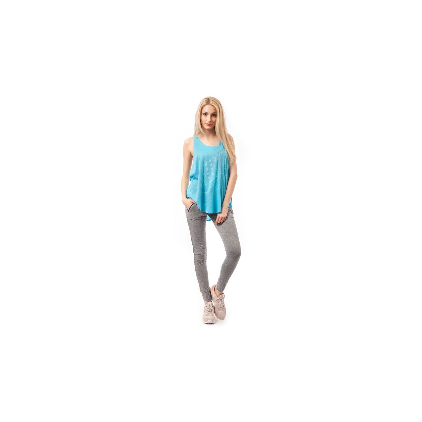 Spodnie dresowe damskie CONFRONT SPODNIE ARETT cf15spd01002 kolor szary