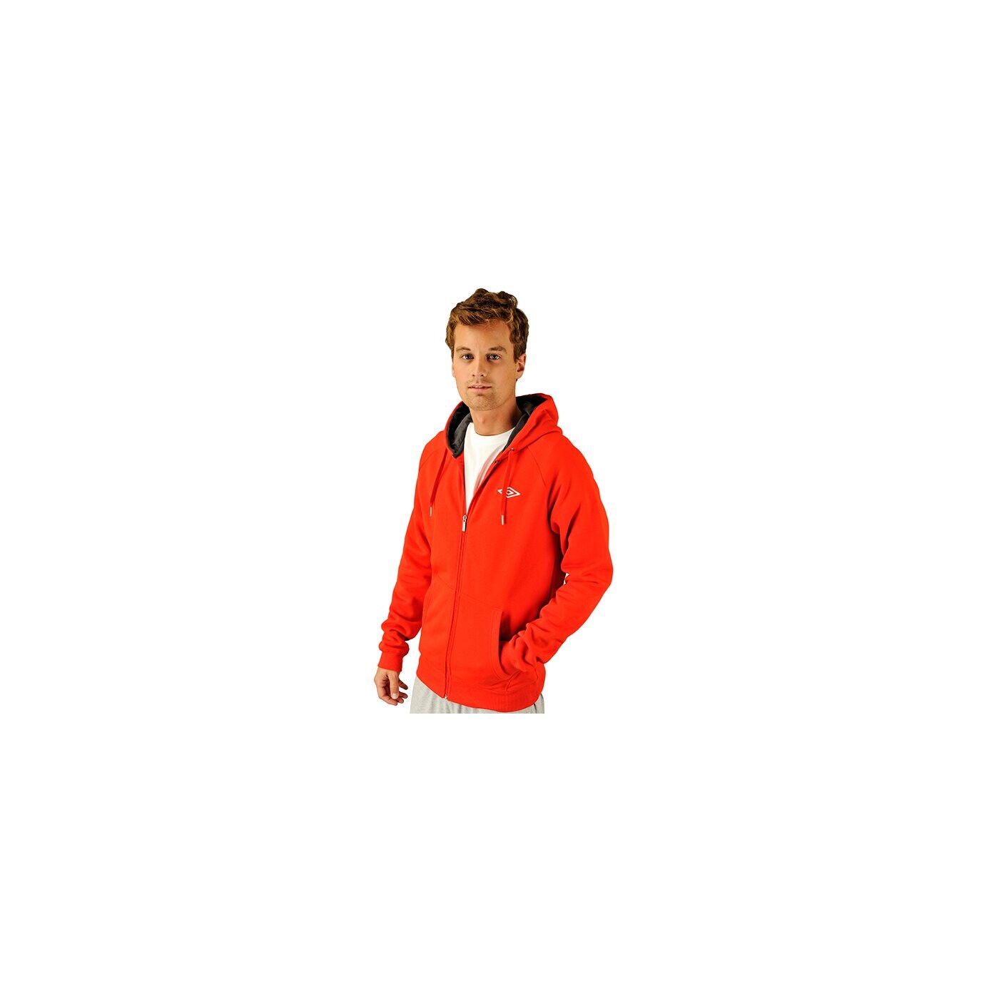 Bluza męska UMBRO BLUZA FLEECE ZIP TROUGH 60931uzmi 