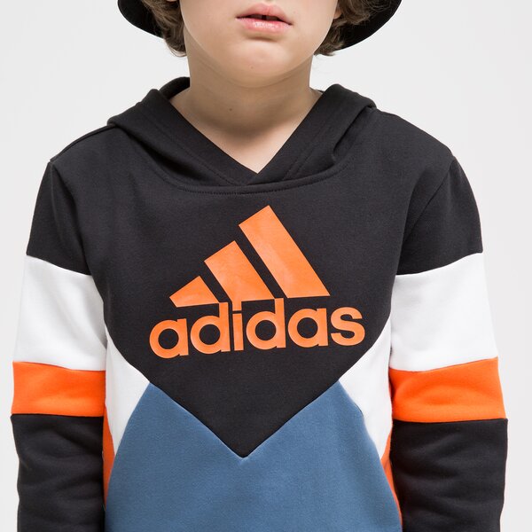 Bluza dziecięca ADIDAS BLUZA Z KAPTUREM B CB FL HD BOY hn8556 kolor czarny