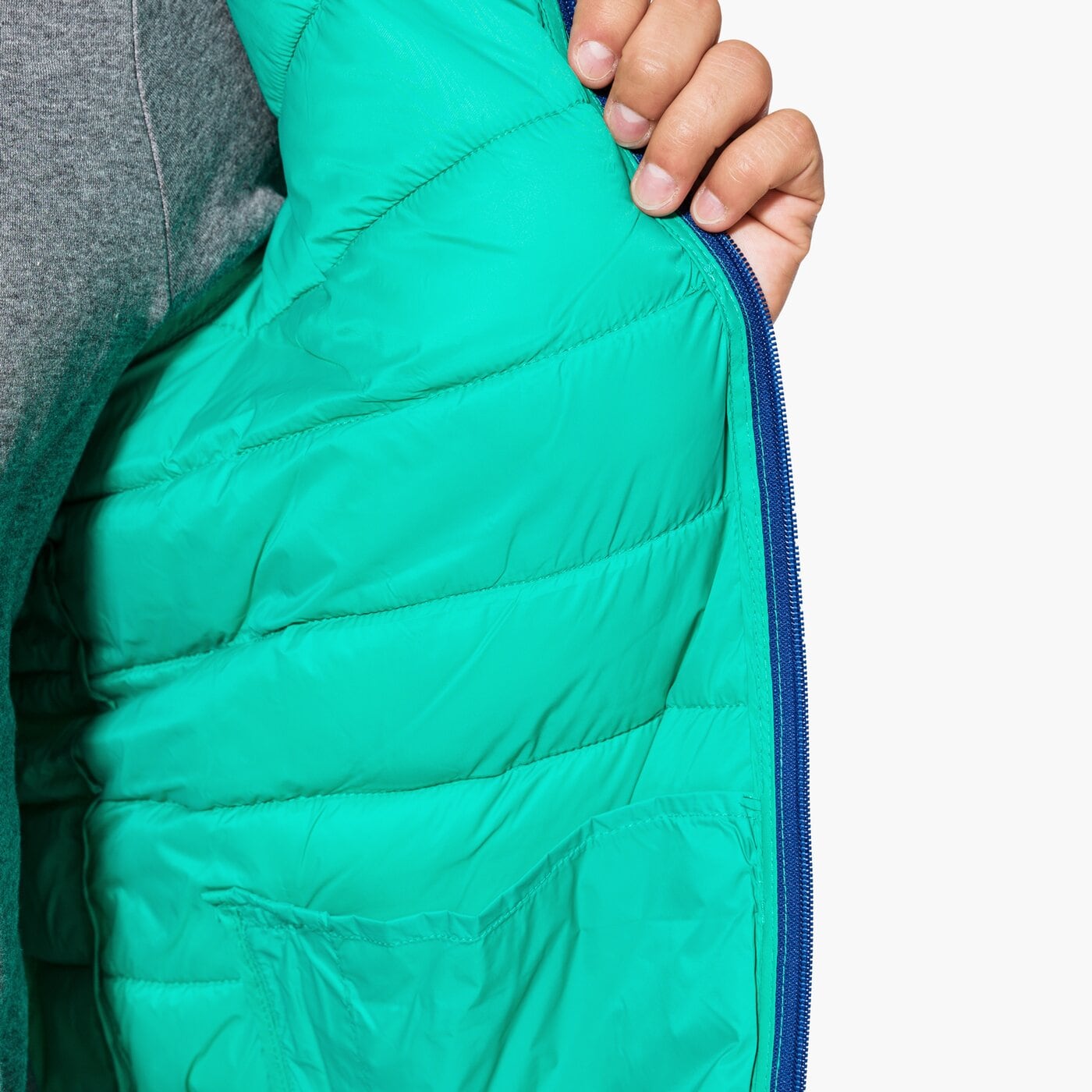 Kurtka zimowa męska UMBRO KURTKA ULTRA LIGHT POLYFILL 64557uey2 kolor niebieski