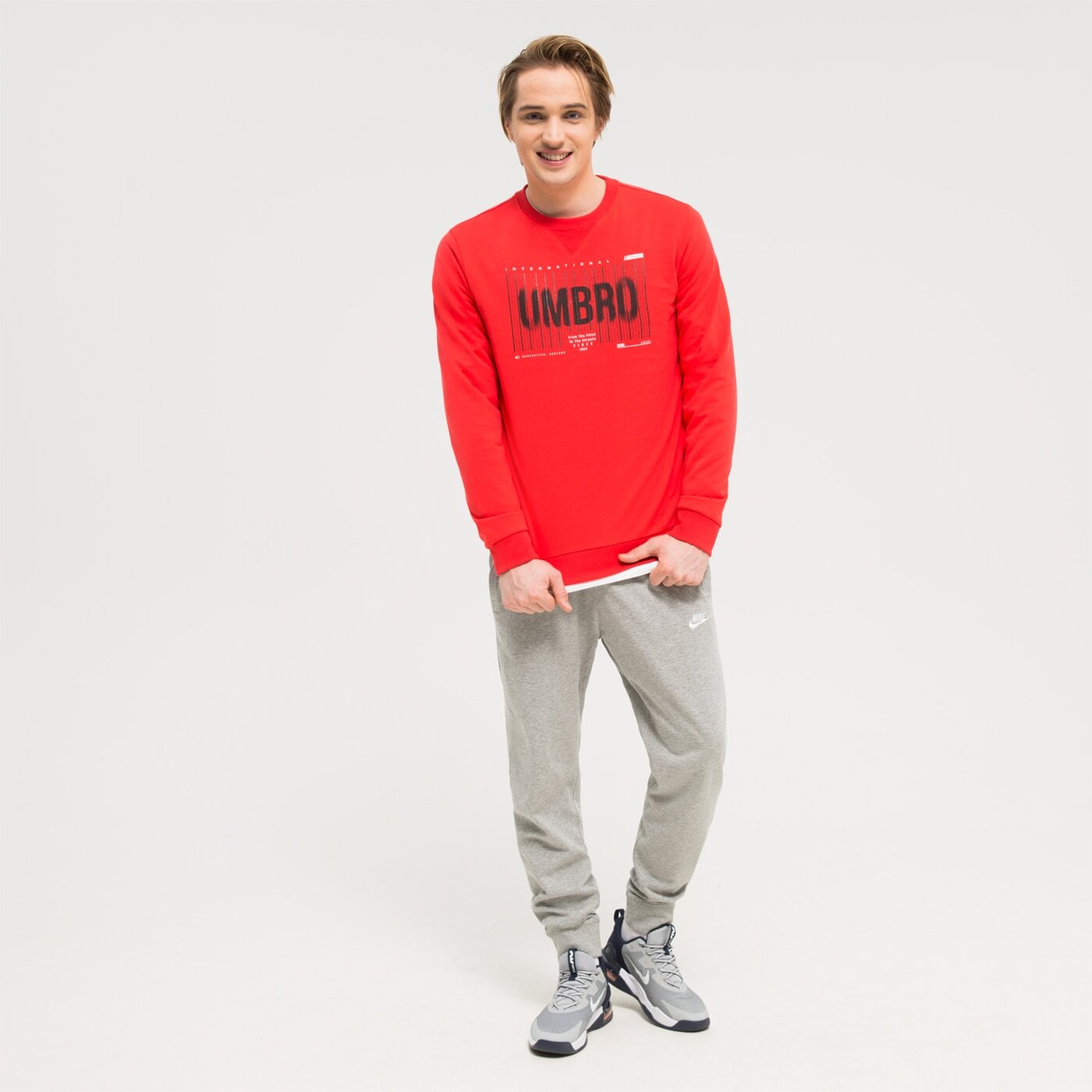 Spodnie dresowe męskie NIKE SPODNIE SPORTSWEAR CLUB bv2762-063 kolor szary