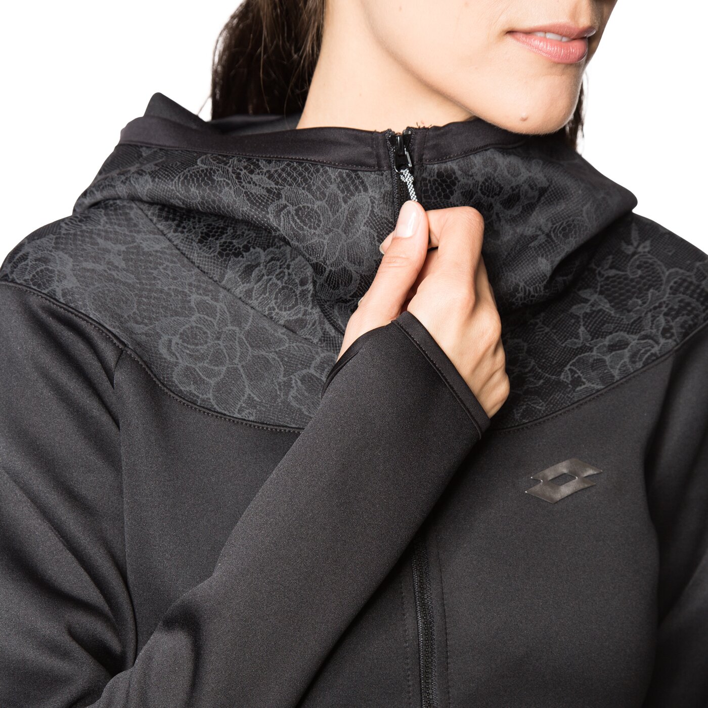 Bluza damska LOTTO BLUZA URSULA III FZ HD W s2758 kolor czarny