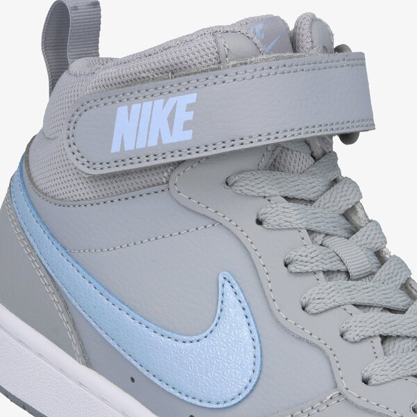 Buty dziecięce NIKE COURT BOROUGH MID 2 EP cq4578-001 kolor szary