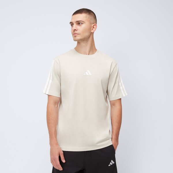 Koszulka męska ADIDAS T-SHIRT M 3S SJ T B jw1955 kolor beżowy