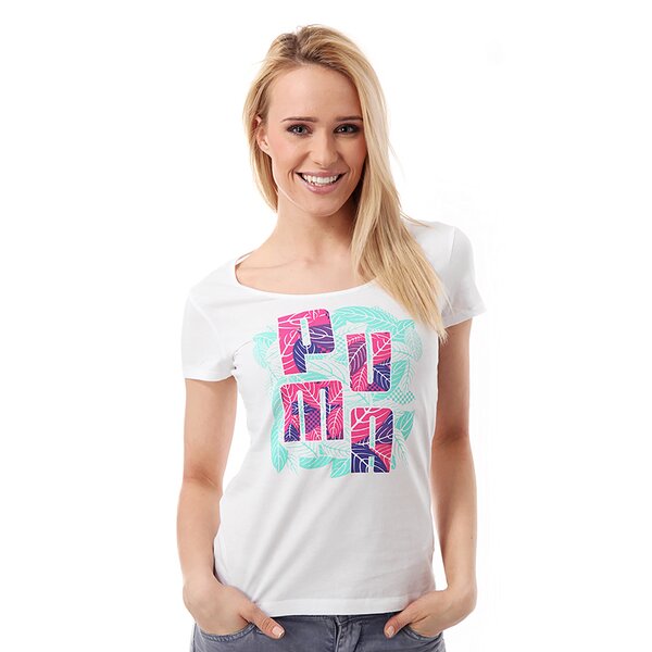 Koszulka damska PUMA T-SHIRT SPORTSCASUAL TEE 82809502 kolor biały