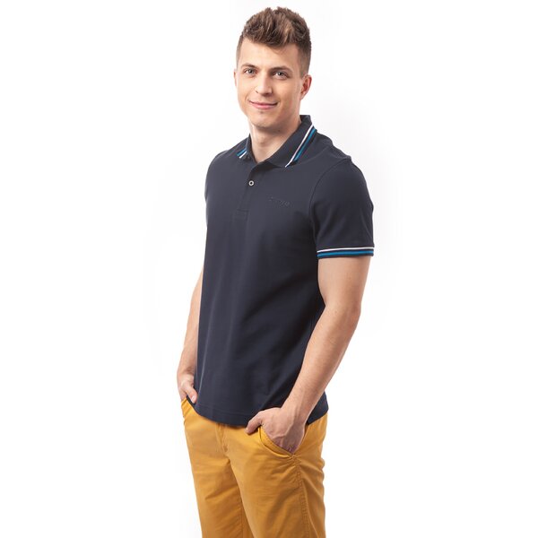 Koszulka polo męska LOTTO POLO BRODSY PQ r5126 kolor granatowy