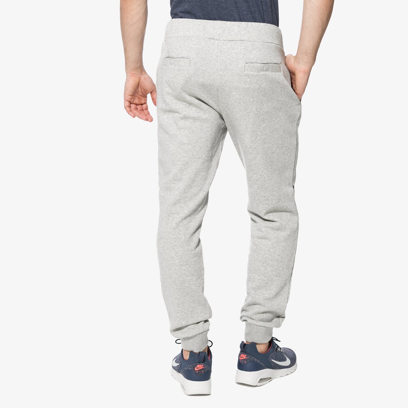Spodnie dresowe męskie UMBRO SPODNIE POPLAR ul18spm02001 kolor szary