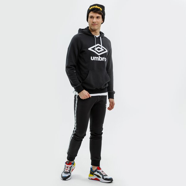 Spodnie dresowe męskie UMBRO SPODNIE FW TAPED 65779u-060 kolor czarny