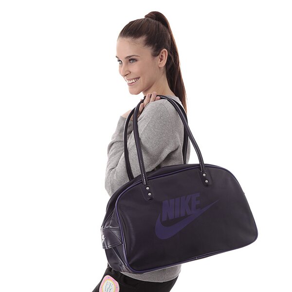 Torba sportowa damska NIKE TORBA HERITAGE SI SHOULD CLUB ba4269519 kolor fioletowy