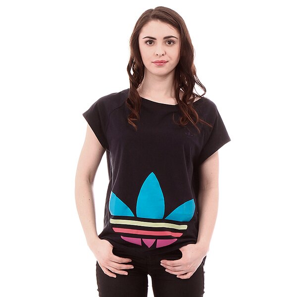 Koszulka damska ADIDAS T-SHIRT BIG TRF TEE z35440 kolor granatowy