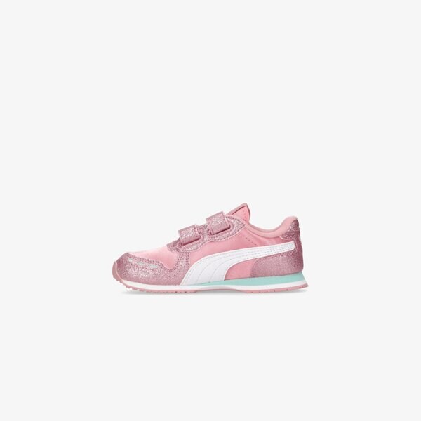 Buty dziecięce PUMA CABANA RACER GLITZ V INF 37098609 kolor różowy