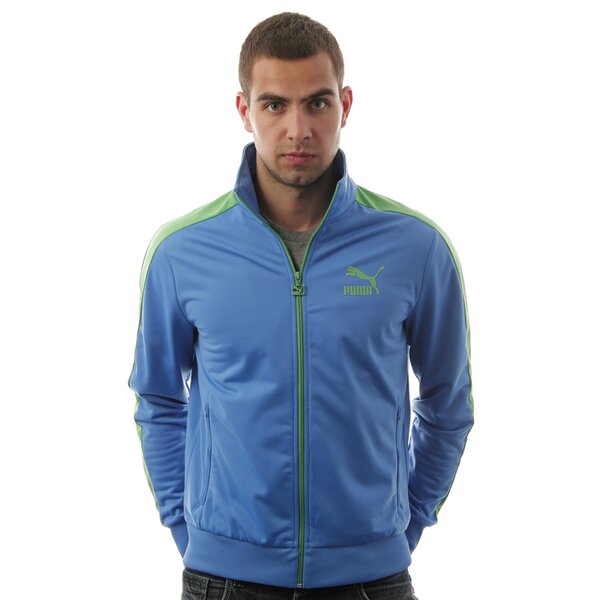 Bluza męska PUMA BLUZA HEROES   T7 TRACK  JACKET 55787272 kolor niebieski