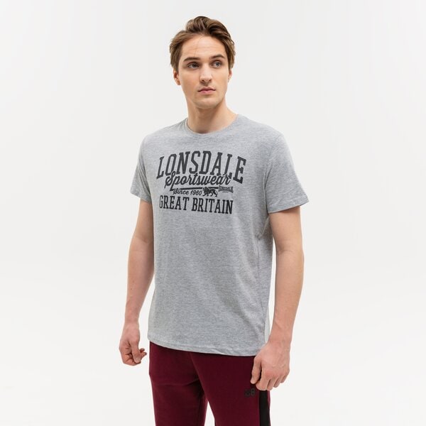 Koszulka męska LONSDALE T-SHIRT DERVAIG 1132781527 kolor szary