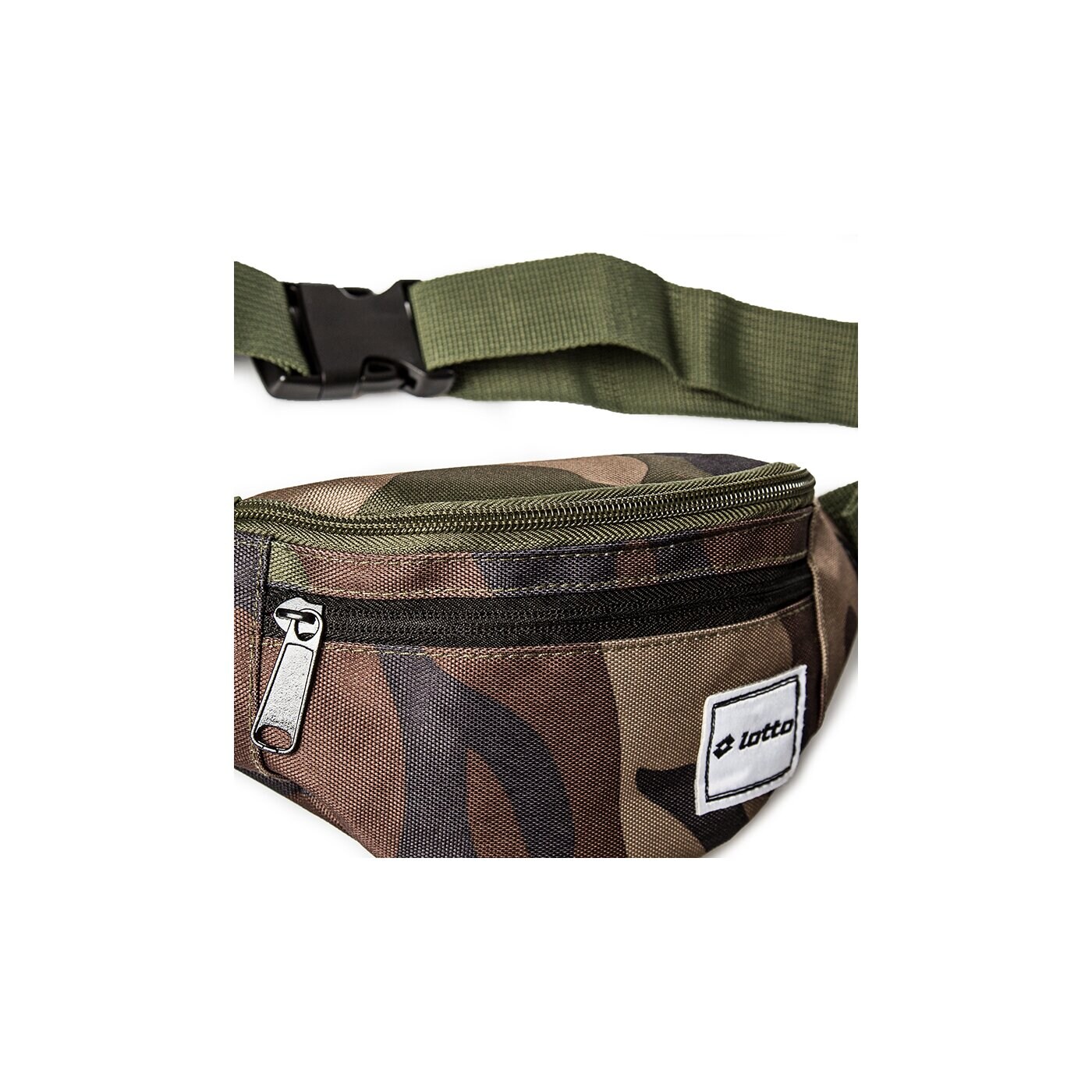 Nerka (saszetka na pas) damska sportowa LOTTO NERKA KAMU lo16bug18001 kolor khaki