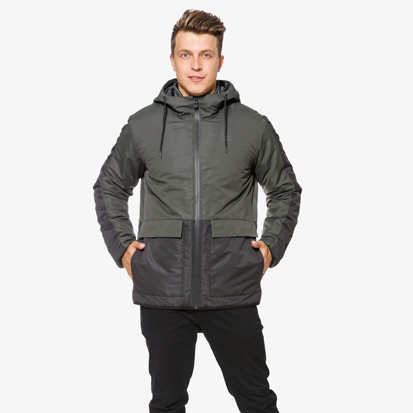 Kurtka zimowa męska UMBRO KURTKA POTAS ul37kum26001 kolor khaki