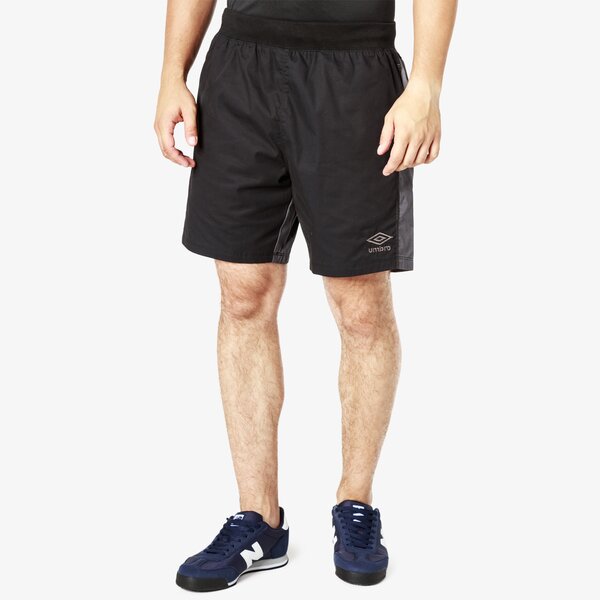 Spodenki męskie UMBRO SZORTY WOVEN 65131u-hem kolor czarny