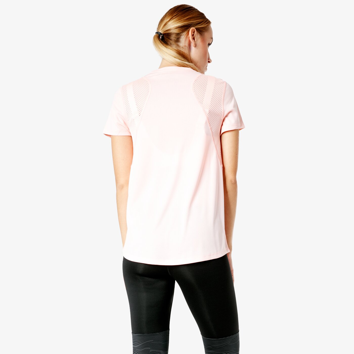 Koszulka damska NIKE T-SHIRT SS RUN TOP SS 890353646 kolor różowy