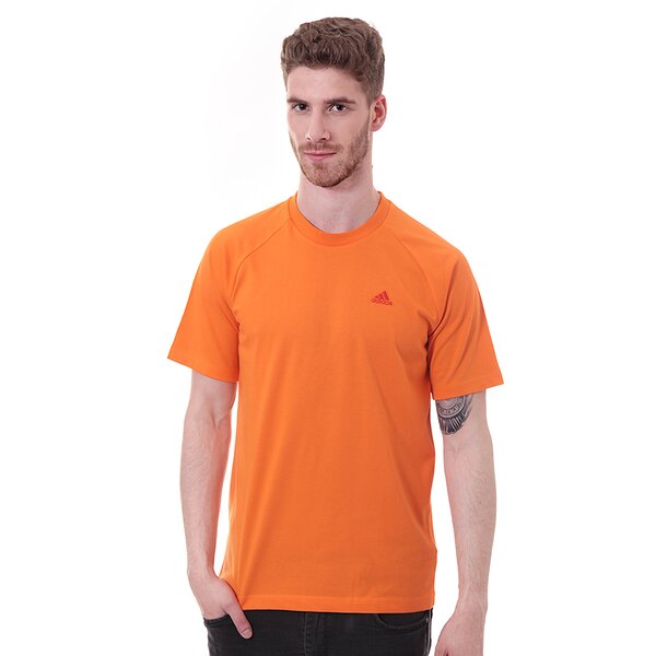 Koszulka męska ADIDAS T-SHIRT AESS CREW TEE d89822 kolor pomarańczowy