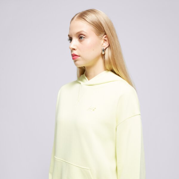 Bluza damska NEW BALANCE BLUZA Z KAPTUREM NB ATHLETICS FT wt41537llt kolor żółty