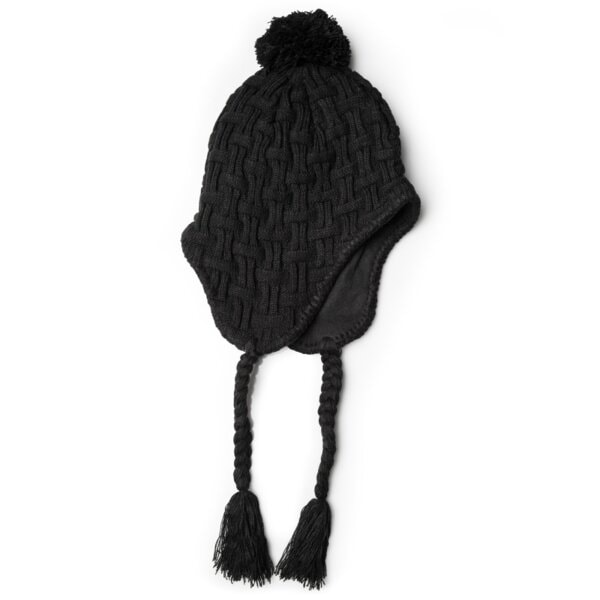 Czapka zimowa damska CONFRONT CZAPKA ZIMOWA MUDI BLACK cf35cap05001 kolor czarny