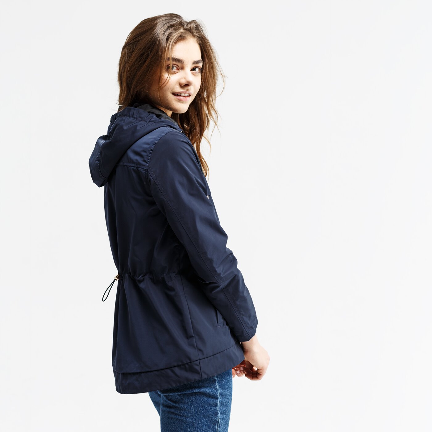 Kurtka przejściowa damska UMBRO KURTKA SPOILY ul19kud13001 kolor granatowy