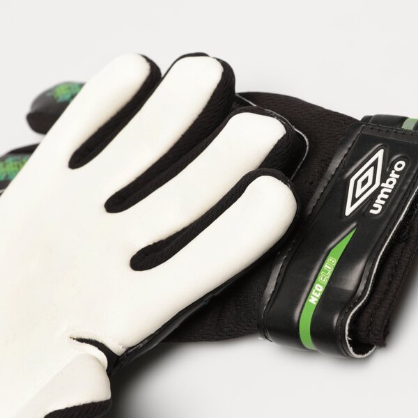 Dziecięce UMBRO RĘKAWICE PIŁKARSKIE NEO CLUB GLOVE JNR 21352u-lvs kolor zielony