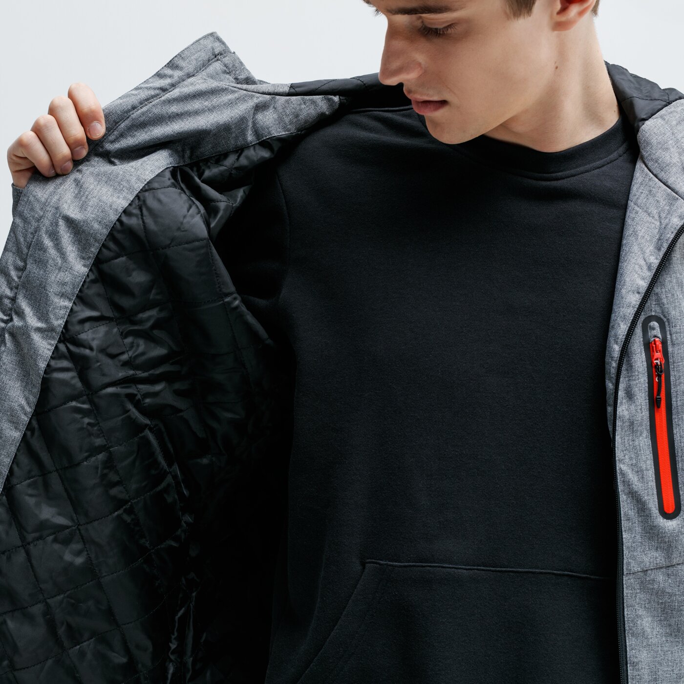 Bluza damska LOTTO BLUZA ROZPINANA Z KAPTUREM JUJUBE lo39bld17001 kolor granatowy