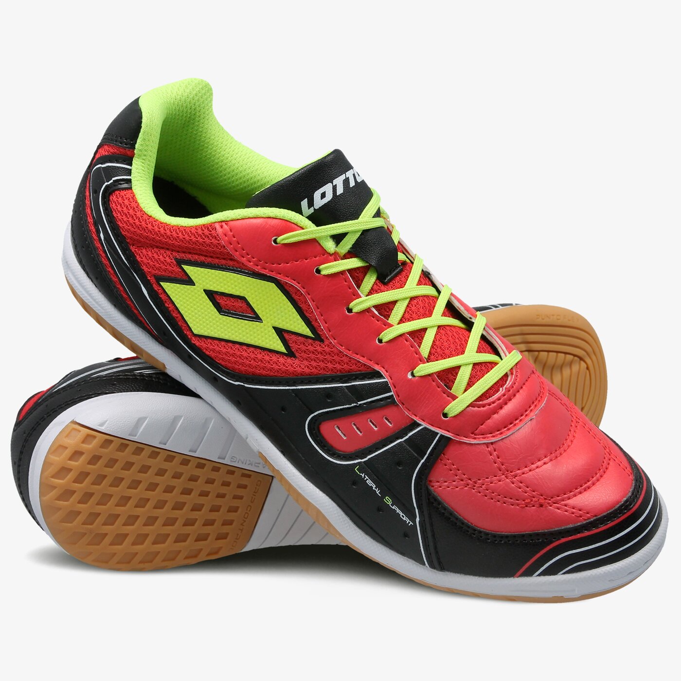 Buty piłkarskie męskie LOTTO TACTO 500 III t3424 kolor czerwony