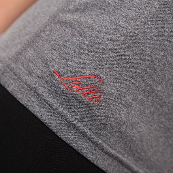 Koszulka damska LOTTO T-SHIRT PARADISE lo34tsd01001 kolor szary