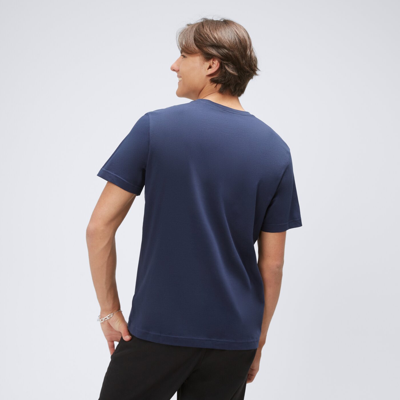 Koszulka męska REEBOK T-SHIRT RI BIG LOGO hz8798 kolor granatowy