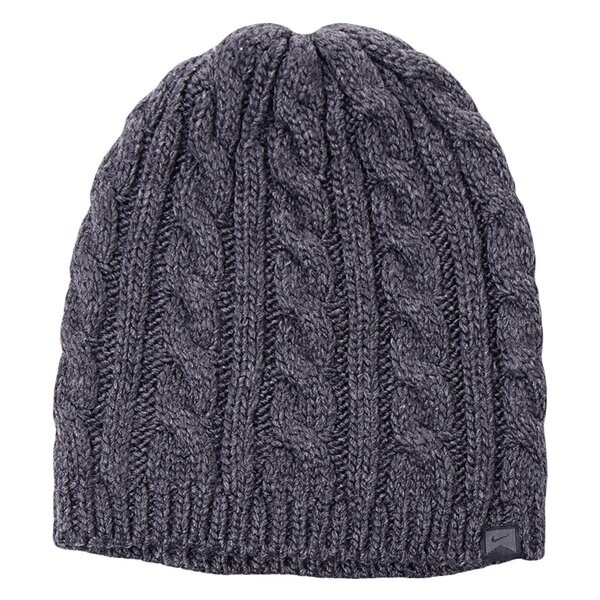 Czapka zimowa damska NIKE CZAPKA CABLE KNIT BEANIE 484606010 kolor szary