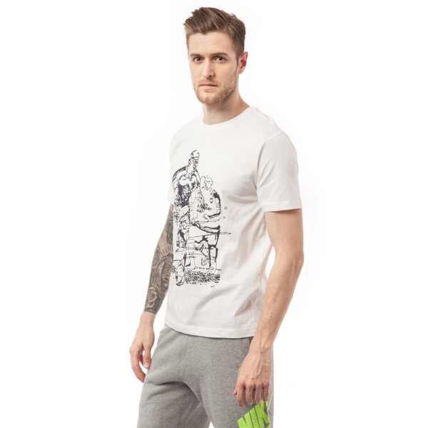 Koszulka męska UMBRO T-SHIRT DERTOS ul15tsmpr024 kolor biały