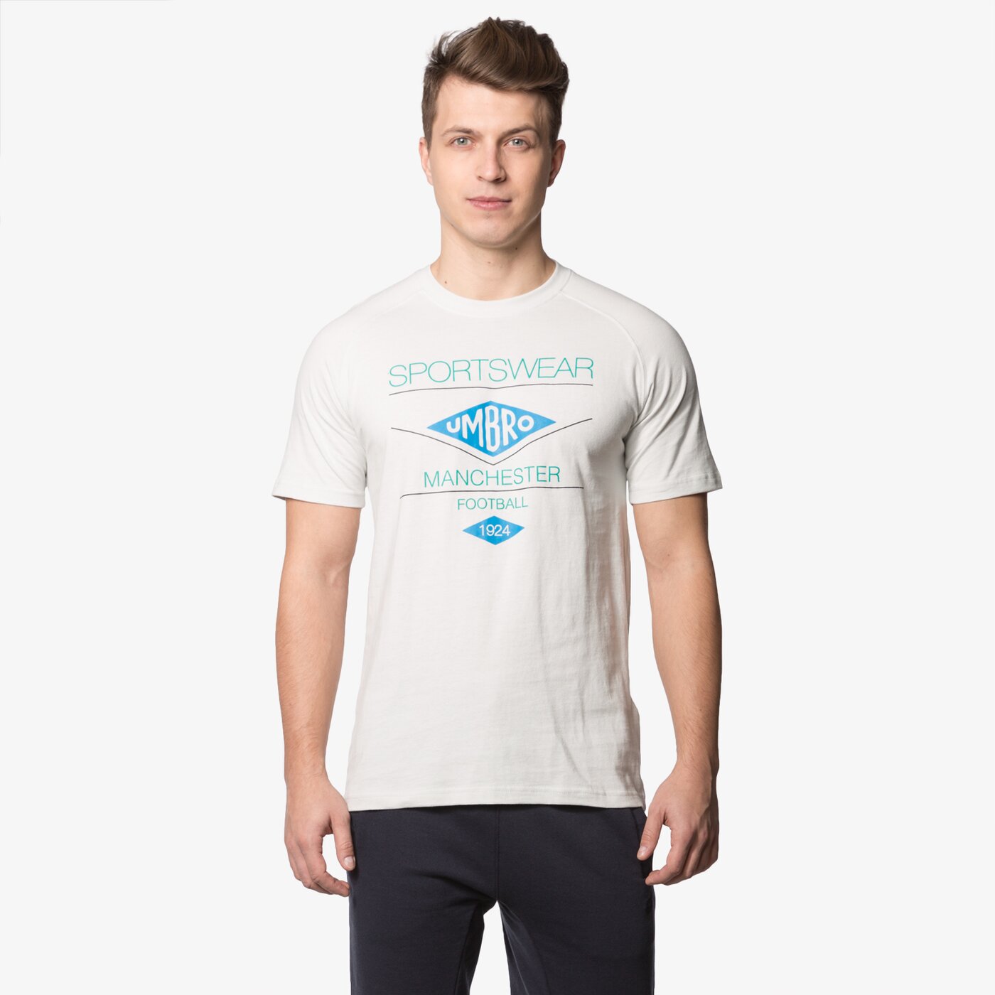 Koszulka męska UMBRO T-SHIRT GRAPHIC TEE 2 64578uesj kolor szary