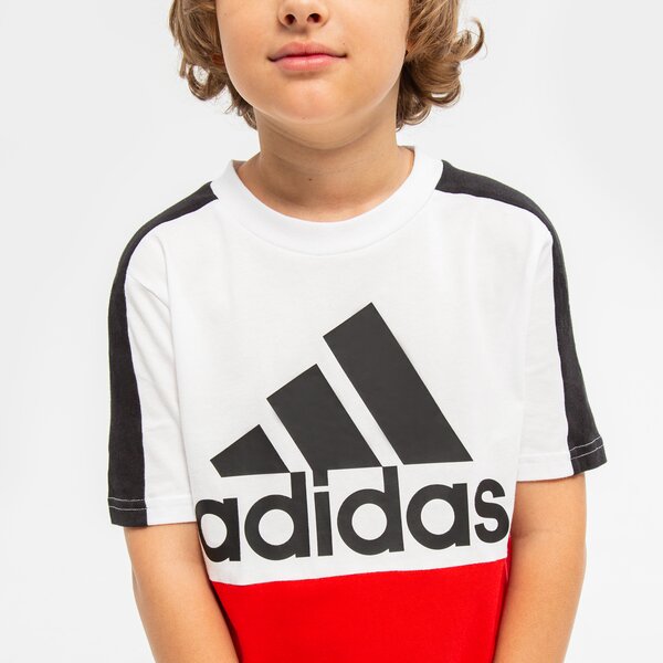 Koszulka dziecięca ADIDAS T-SHIRT B CB LOGO BOY hc5648 kolor czerwony