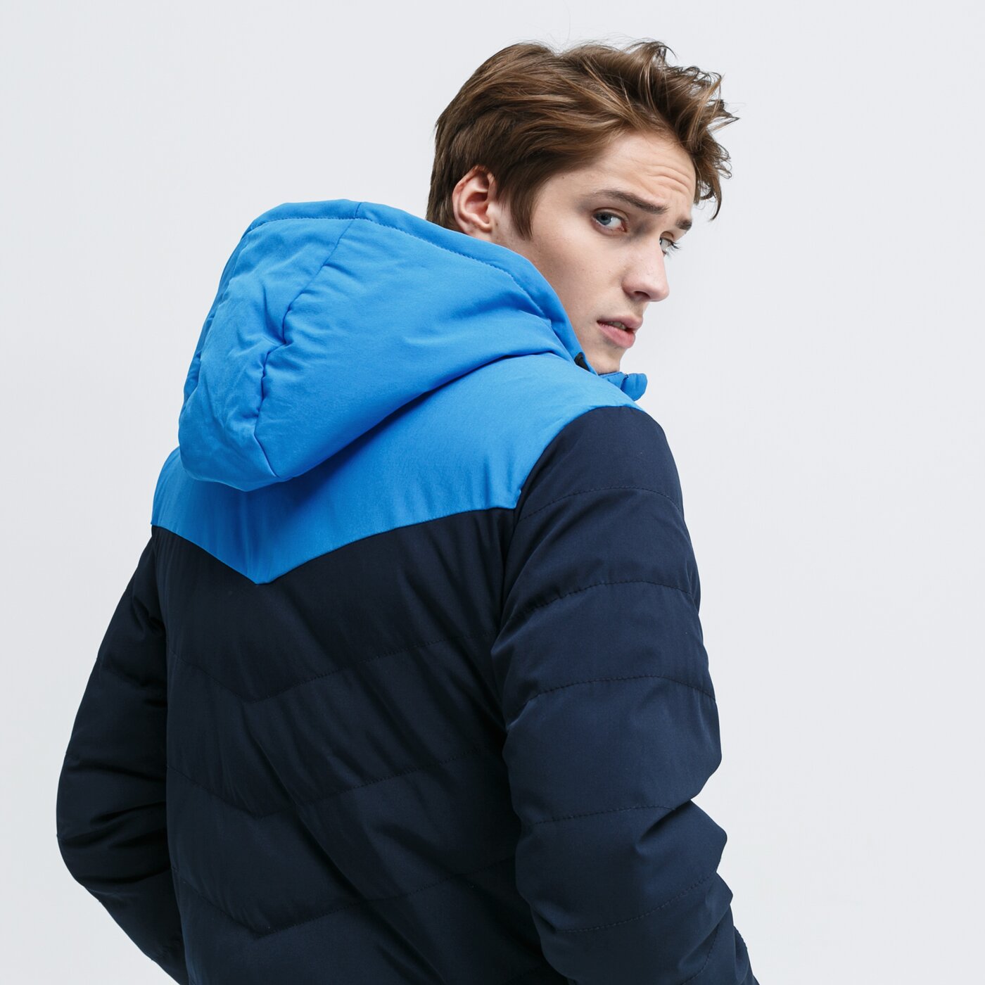 Kurtka zimowa męska LOTTO KURTKA ZIMOWA FALCO lo39kum13001 kolor granatowy