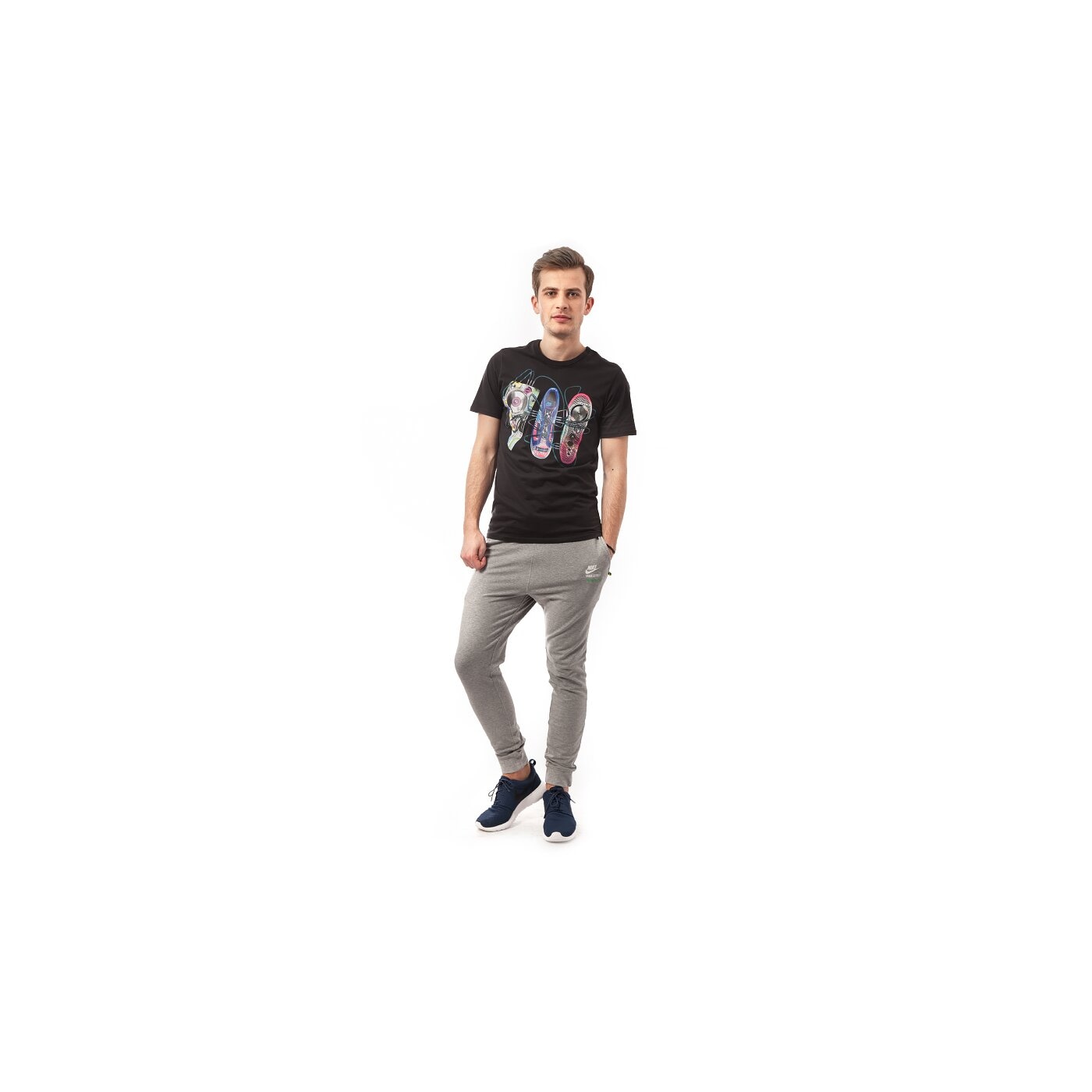 Koszulka męska NIKE T-SHIRT THE RHYTHM HIT'EM 799041010 kolor czarny