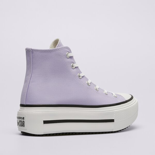 Buty sportowe damskie CONVERSE CHUCK TAYLOR ALL STAR LIFT DOUBLE STACK a15206c kolor fioletowy